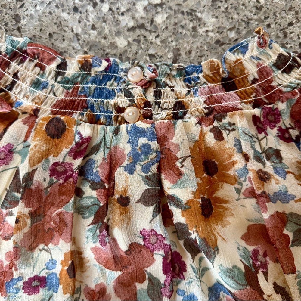 Bonnie Jean Floral Kids Dress - Multicolor - Picture 4 of 11
